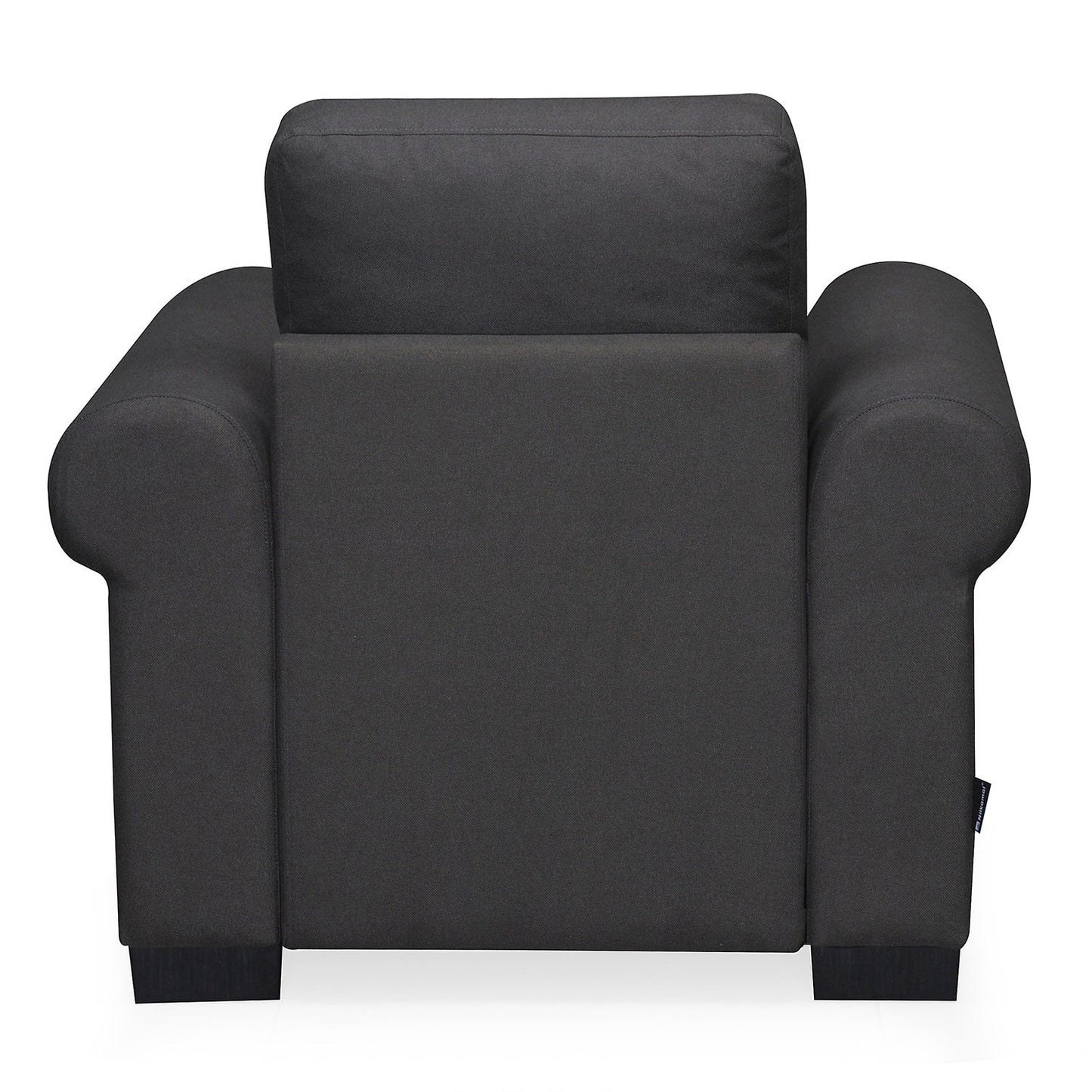 Nilkamal Array 1 Seater Bill Arm Sofa (Dark Grey)