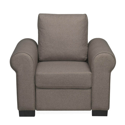 Nilkamal Array 1 Seater Bill Arm Sofa (Light Brown)