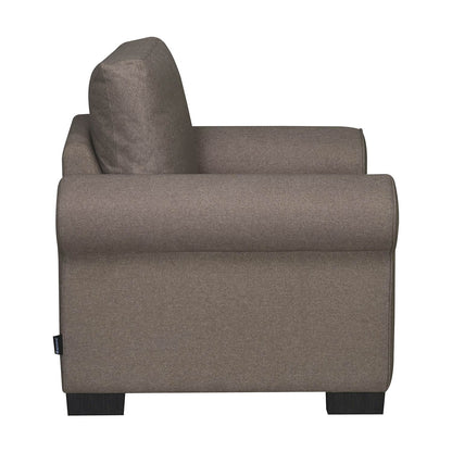 Nilkamal Array 1 Seater Bill Arm Sofa (Light Brown)