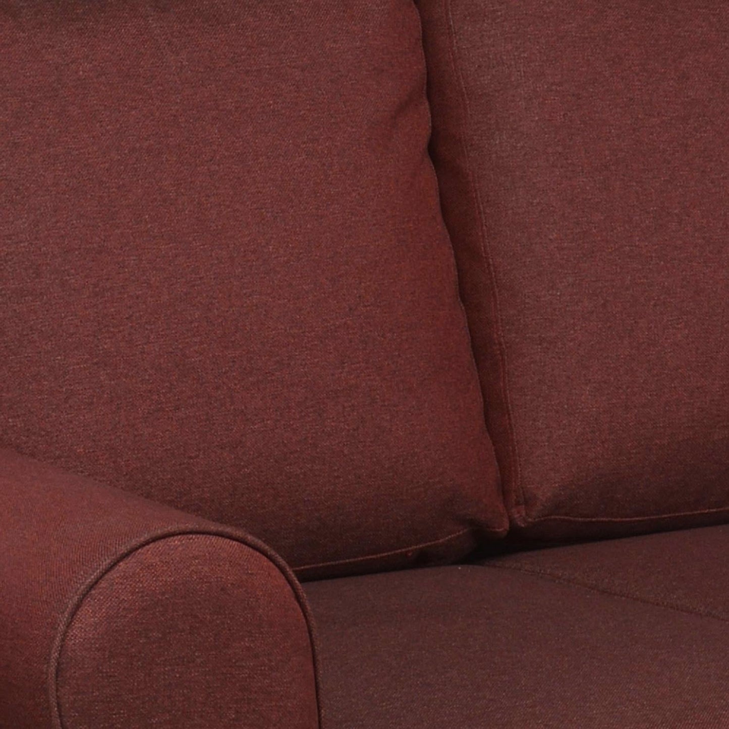 Nilkamal Array 1 Seater Bill Arm Sofa (Maroon)