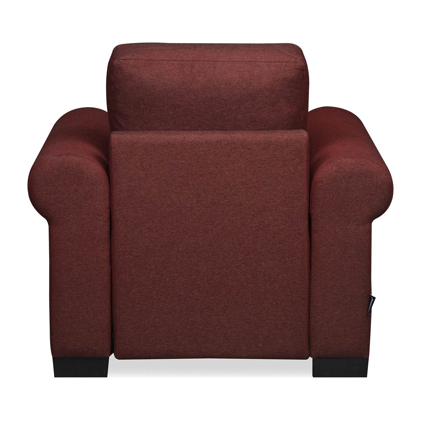 Nilkamal Array 1 Seater Bill Arm Sofa (Maroon)