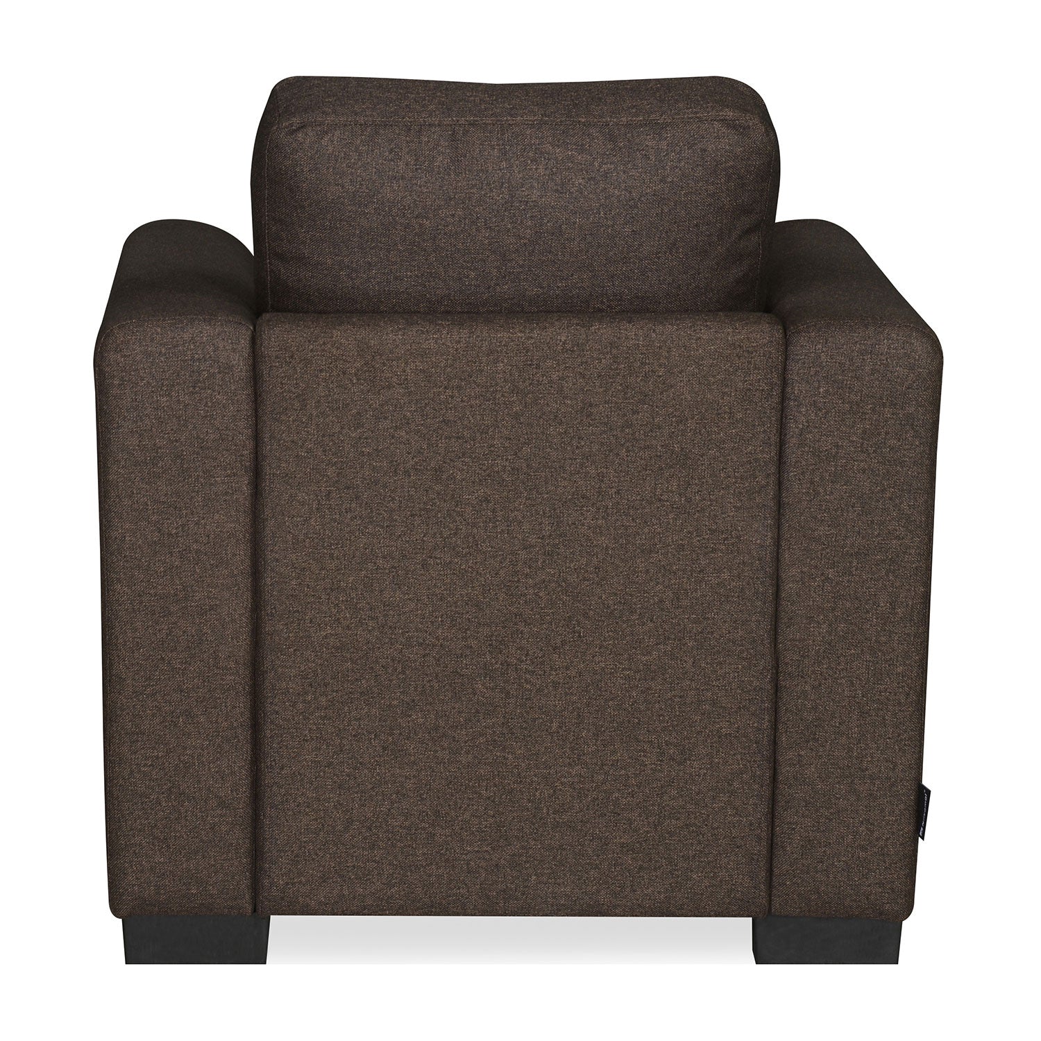 Nilkamal Array 1 Seater Mike Arm Sofa (Dark Brown)