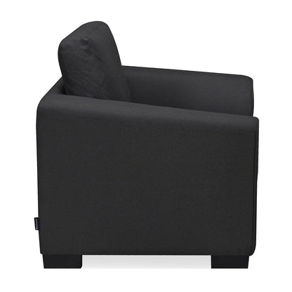 Nilkamal Array 1 Seater Mike Arm Sofa (Dark Grey)