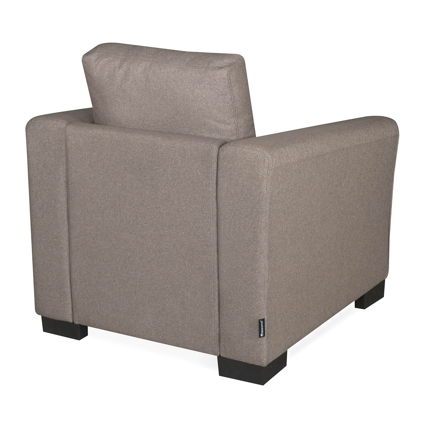 Nilkamal Array 1 Seater Mike Arm Sofa (Light Brown)