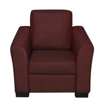 Nilkamal Array 1 Seater Mike Arm Sofa (Maroon)