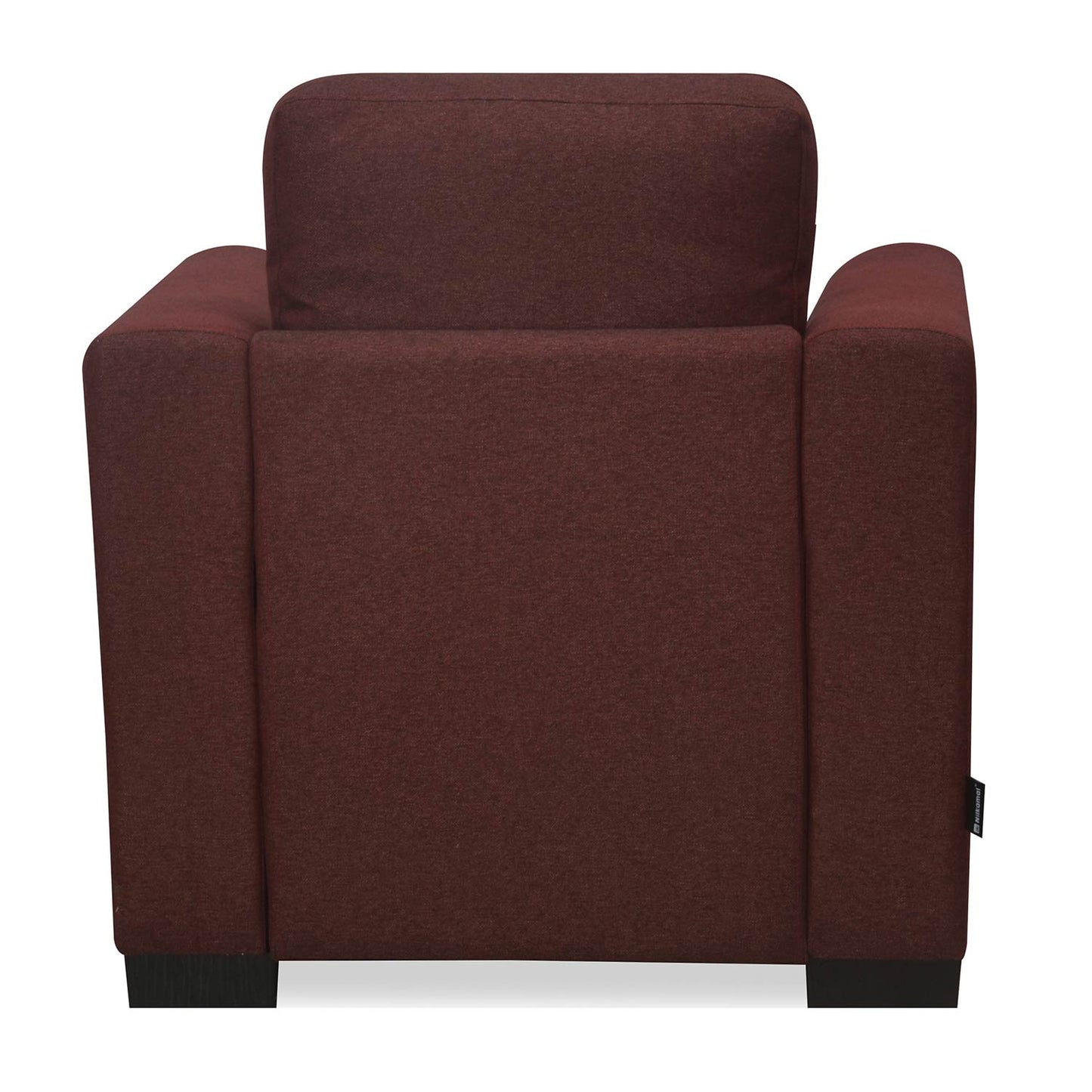 Nilkamal Array 1 Seater Mike Arm Sofa (Maroon)