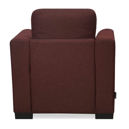 Nilkamal Array 1 Seater Mike Arm Sofa (Maroon)