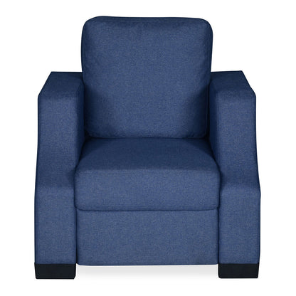 Nilkamal Array 1 Seater Rick Arm Sofa (Blue)