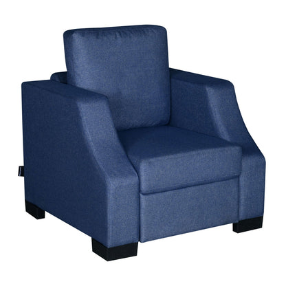 Nilkamal Array 1 Seater Rick Arm Sofa (Blue)