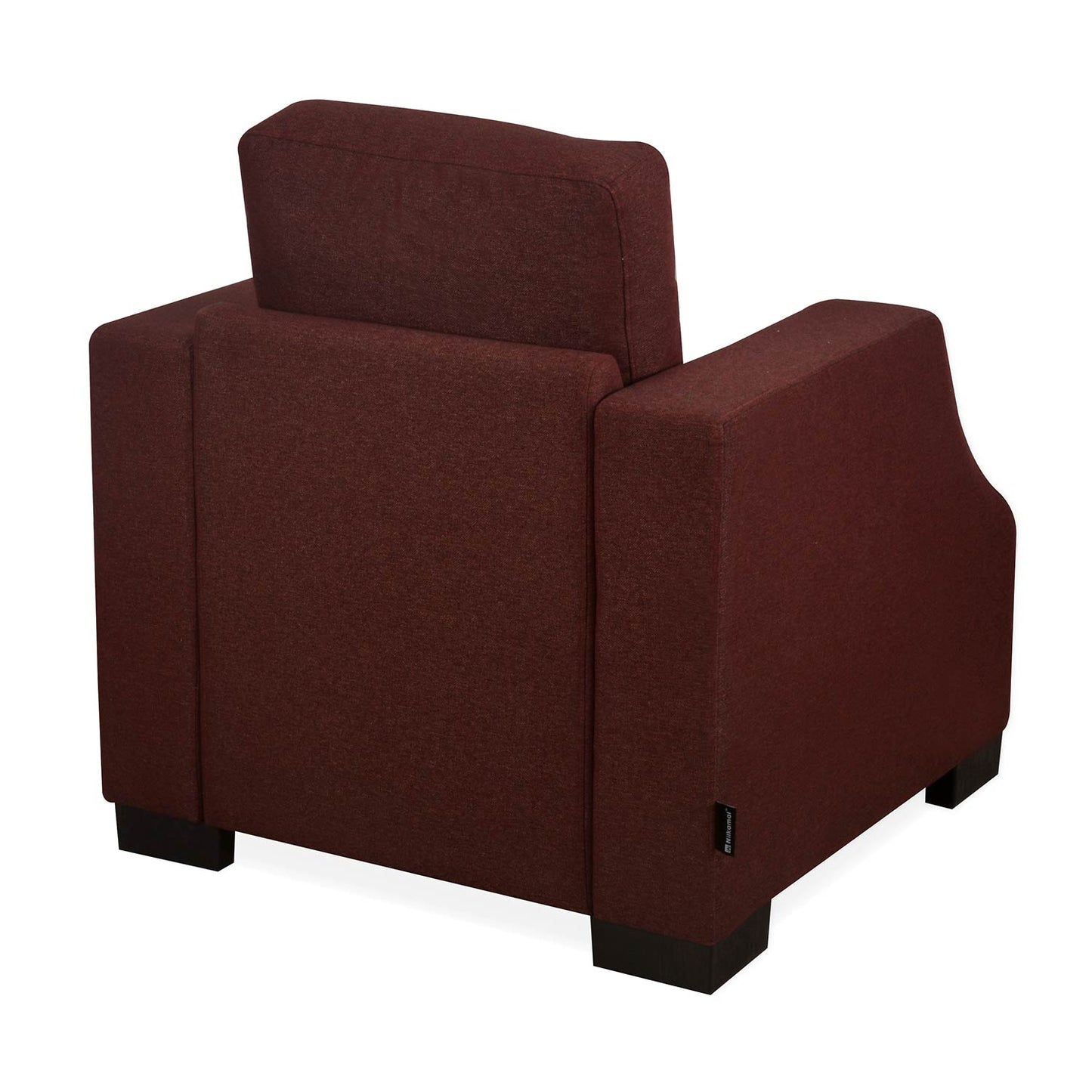 Nilkamal Array 1 Seater Rick Arm Sofa (Maroon)