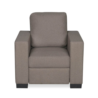 Nilkamal Array 1 Seater Ron Arm Sofa (Light Brown)