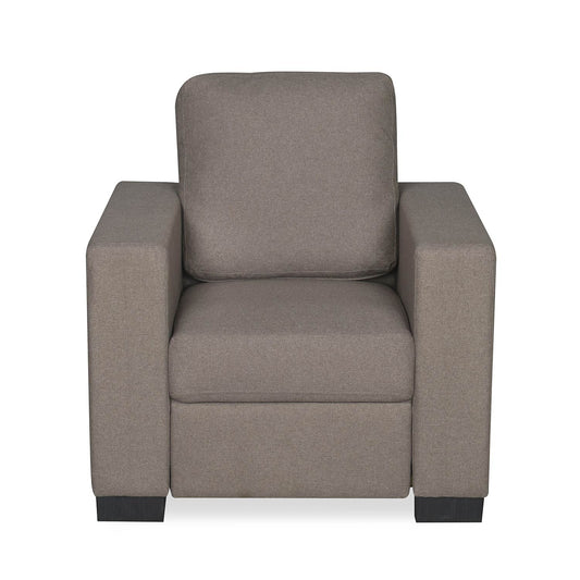Nilkamal Array 1 Seater Ron Arm Sofa (Light Brown)