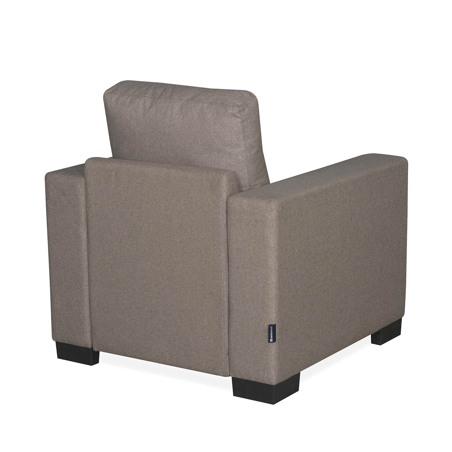 Nilkamal Array 1 Seater Ron Arm Sofa (Light Brown)