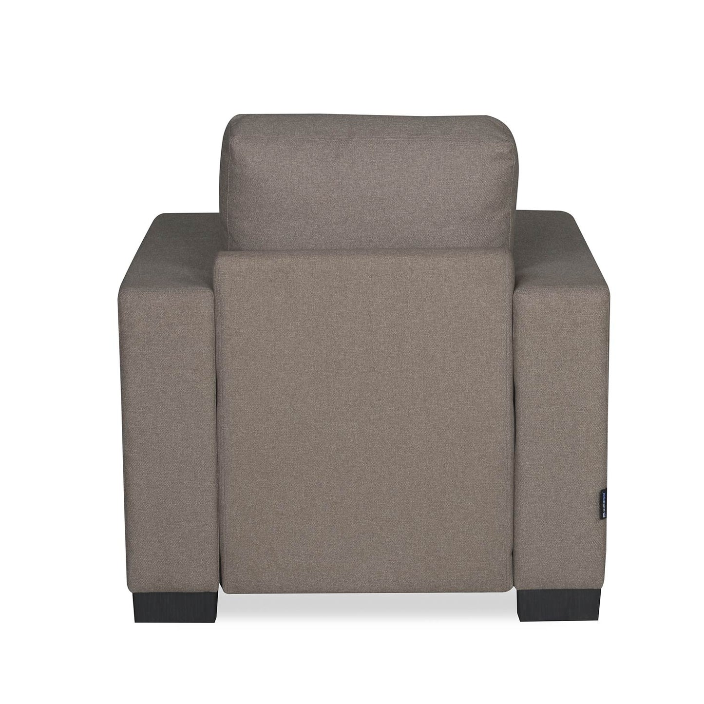 Nilkamal Array 1 Seater Ron Arm Sofa (Light Brown)