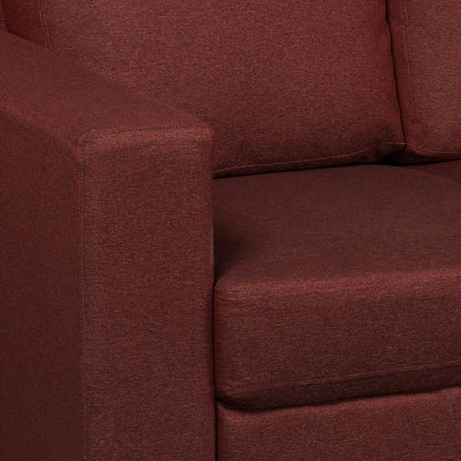 Nilkamal Array 1 Seater Ron Arm Sofa (Maroon)