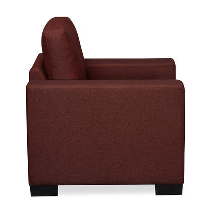 Nilkamal Array 1 Seater Ron Arm Sofa (Maroon)