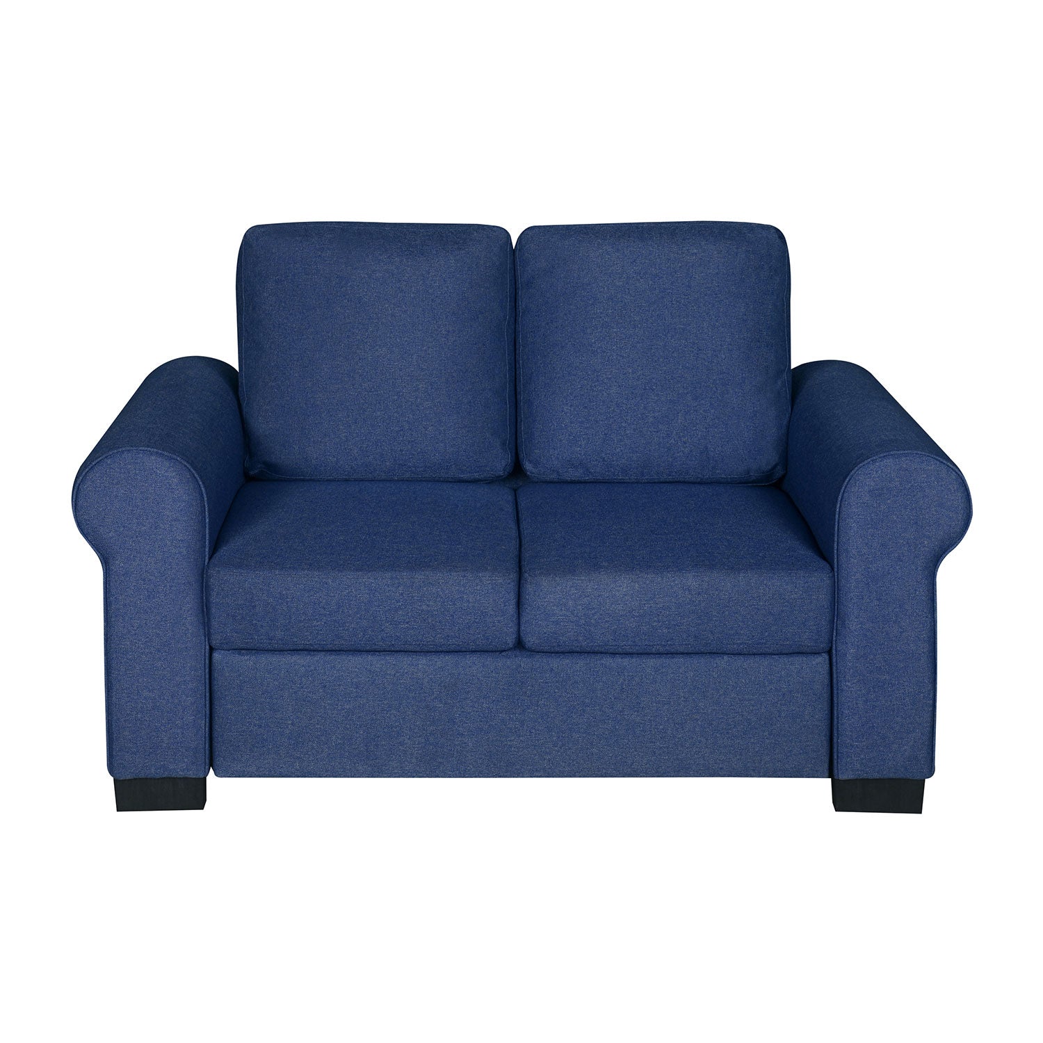 Nilkamal Array 2 Seater Bill Arm Sofa (Blue)