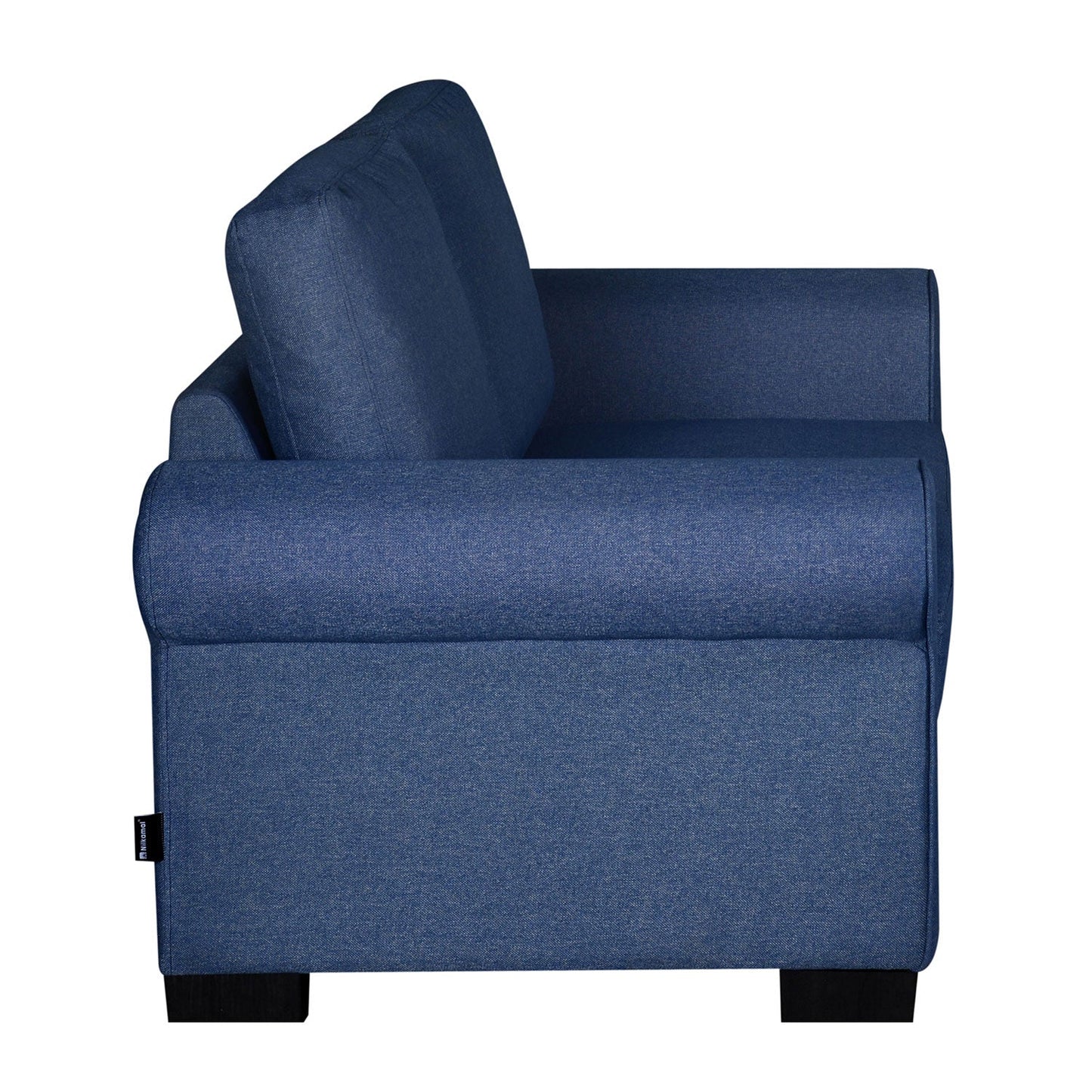 Nilkamal Array 2 Seater Bill Arm Sofa (Blue)