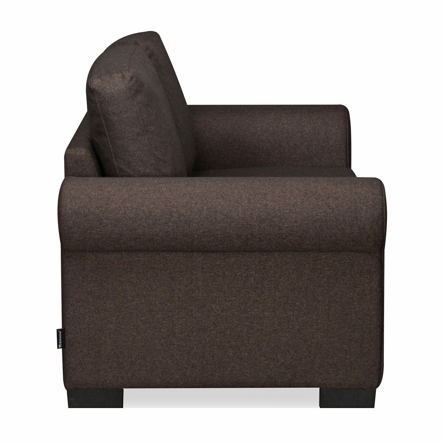 Nilkamal Array 2 Seater Bill Arm Sofa (Dark Brown)
