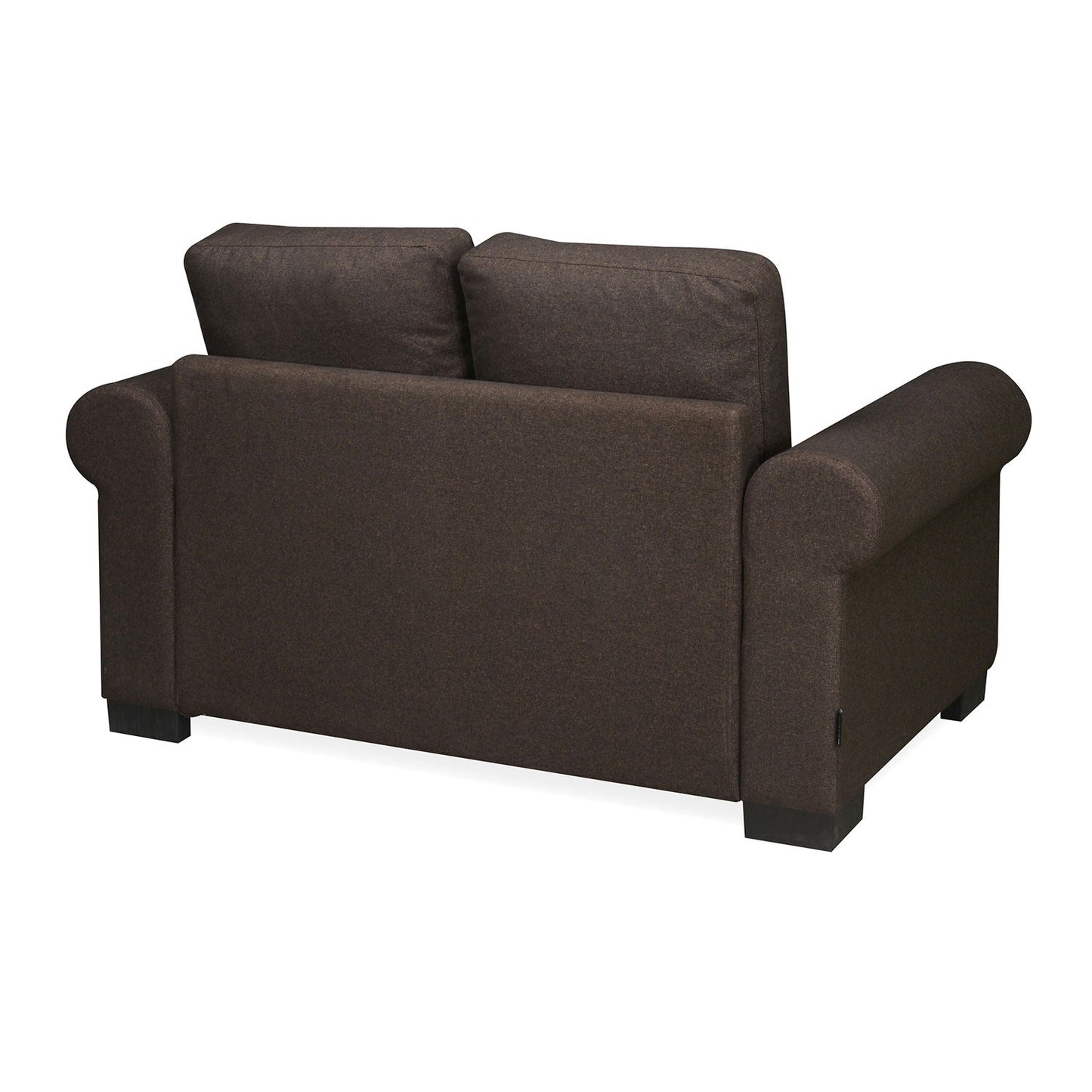 Nilkamal Array 2 Seater Bill Arm Sofa (Dark Brown)