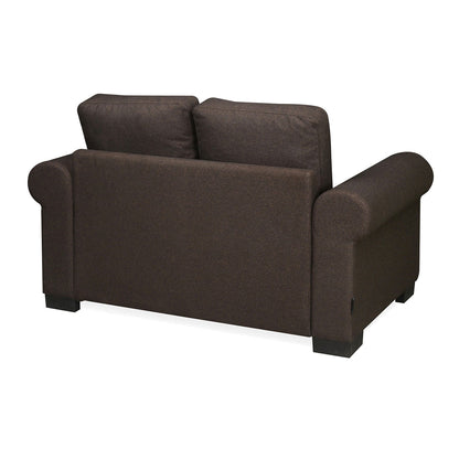 Nilkamal Array 2 Seater Bill Arm Sofa (Dark Brown)