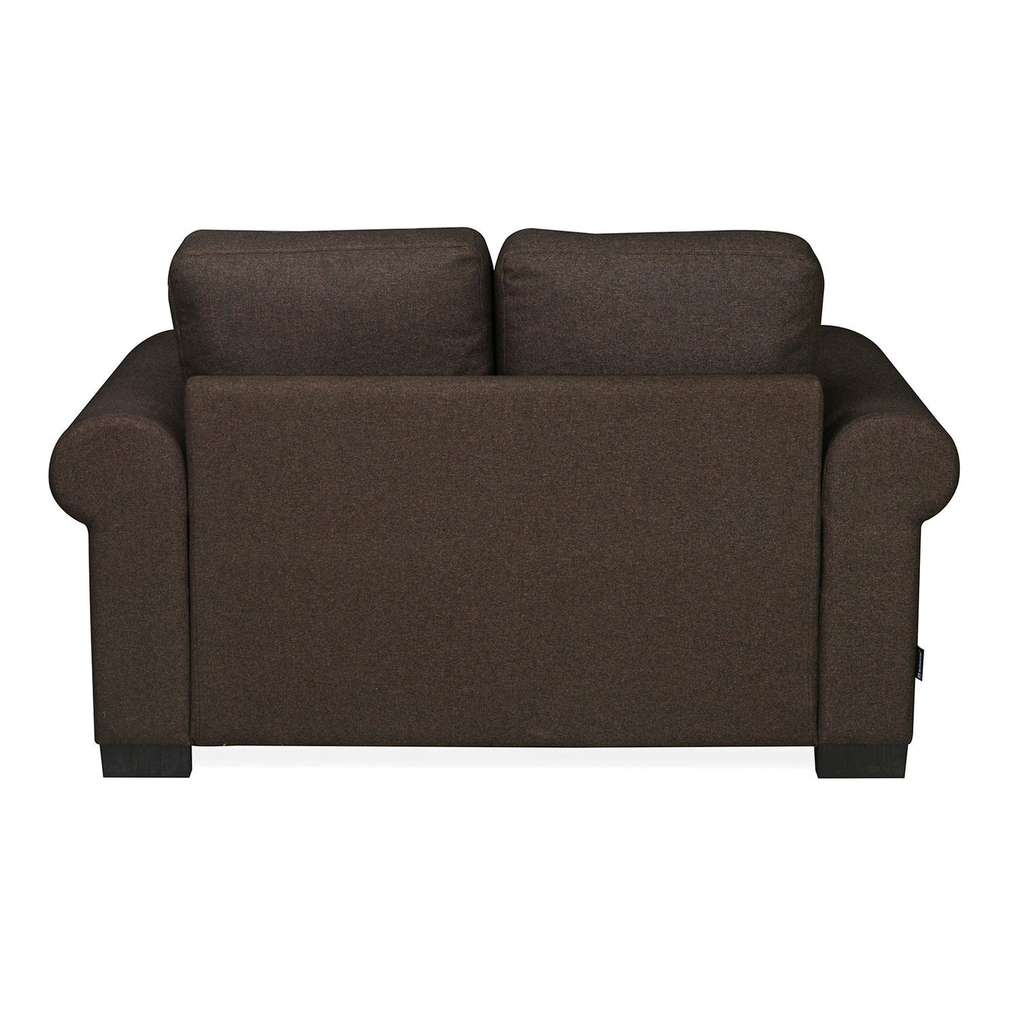 Nilkamal Array 2 Seater Bill Arm Sofa (Dark Brown)