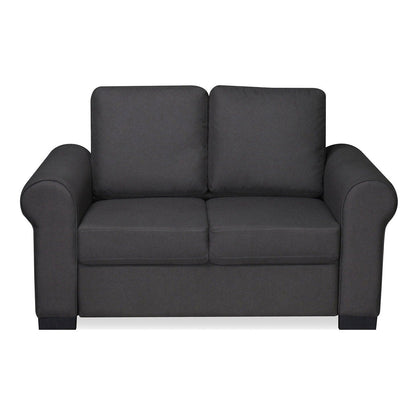 Nilkamal Array 2 Seater Bill Arm Sofa (Dark Grey)