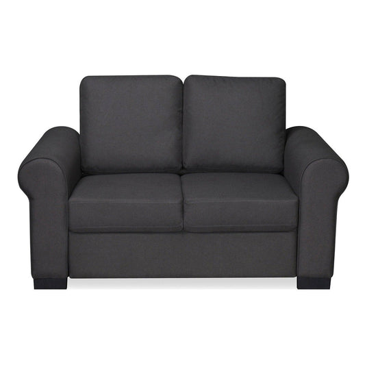 Nilkamal Array 2 Seater Bill Arm Sofa (Dark Grey)