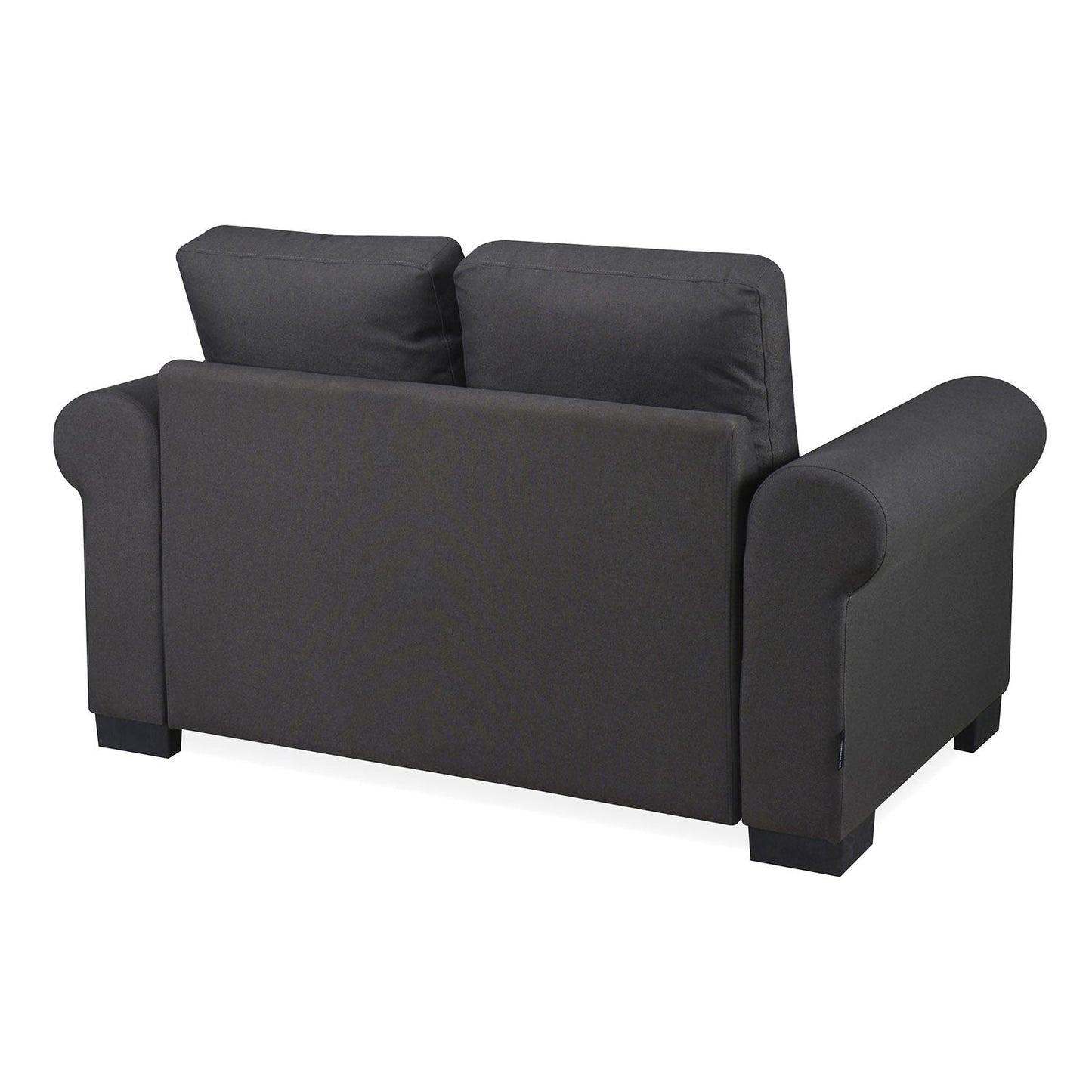 Nilkamal Array 2 Seater Bill Arm Sofa (Dark Grey)