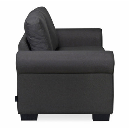 Nilkamal Array 2 Seater Bill Arm Sofa (Dark Grey)