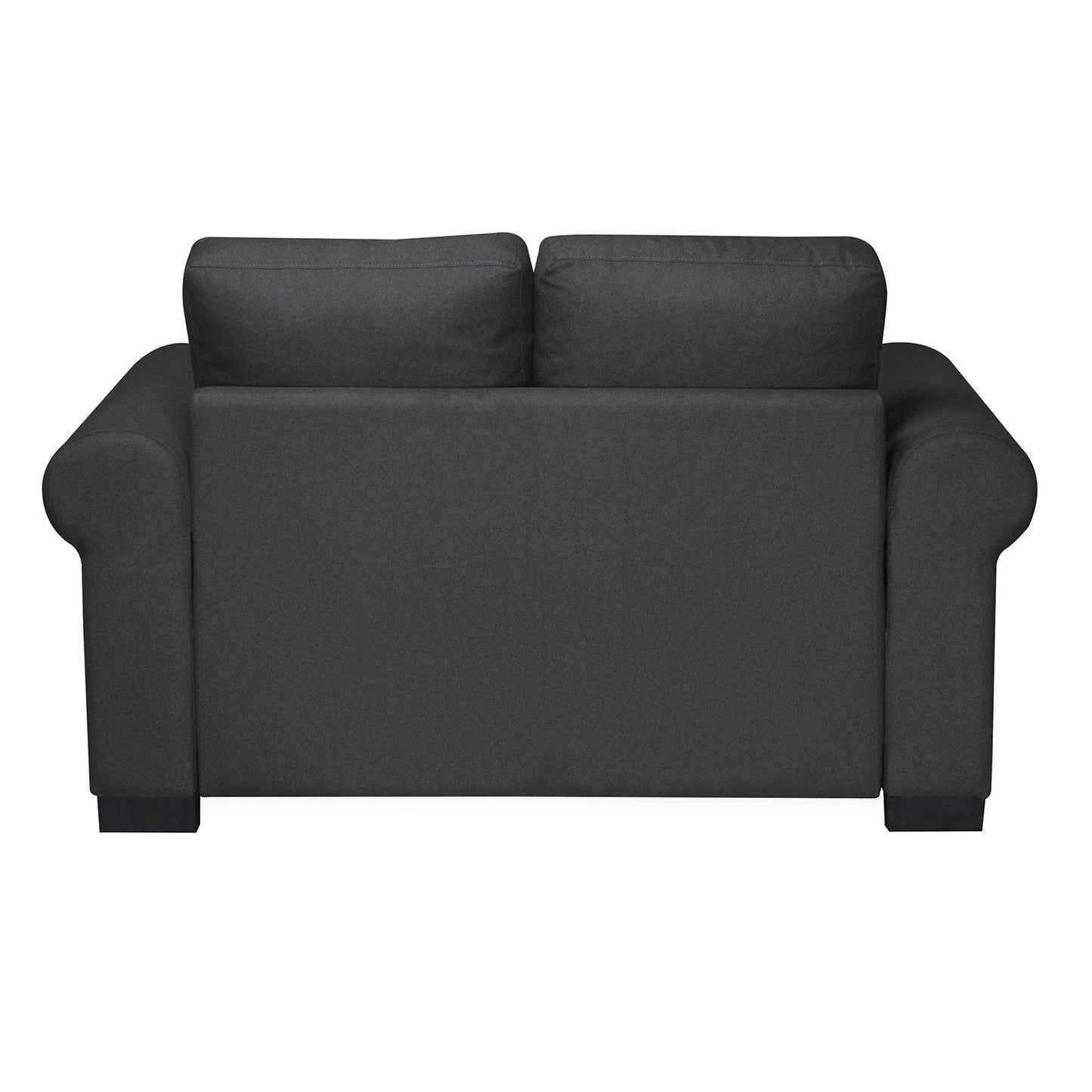 Nilkamal Array 2 Seater Bill Arm Sofa (Dark Grey)