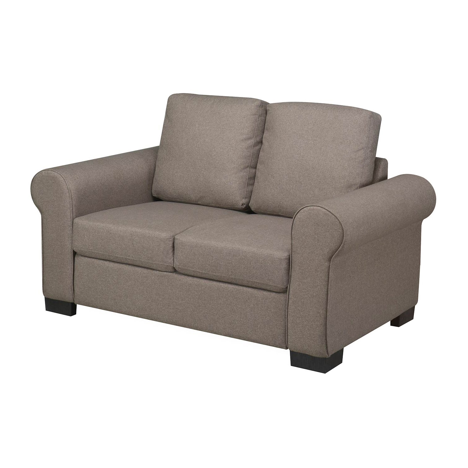 Nilkamal Array 2 Seater Bill Arm Sofa (Light Brown)