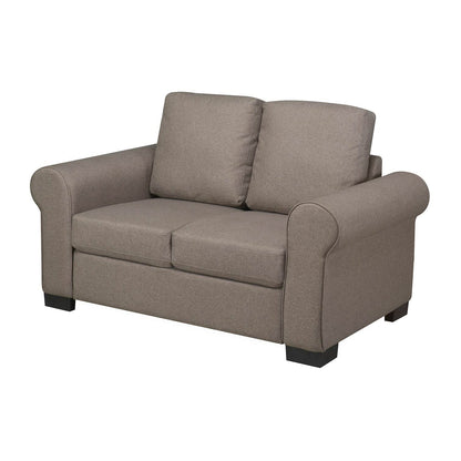 Nilkamal Array 2 Seater Bill Arm Sofa (Light Brown)