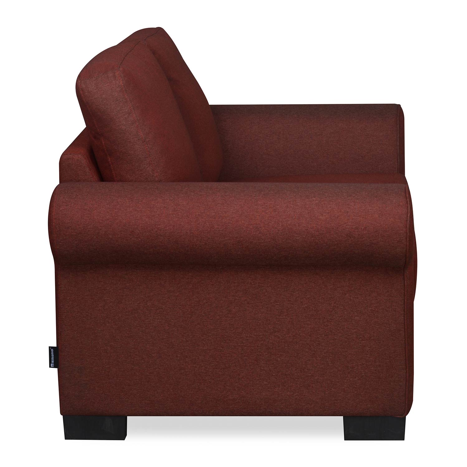 Nilkamal Array 2 Seater Bill Arm Sofa (Maroon)