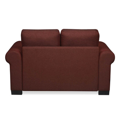 Nilkamal Array 2 Seater Bill Arm Sofa (Maroon)