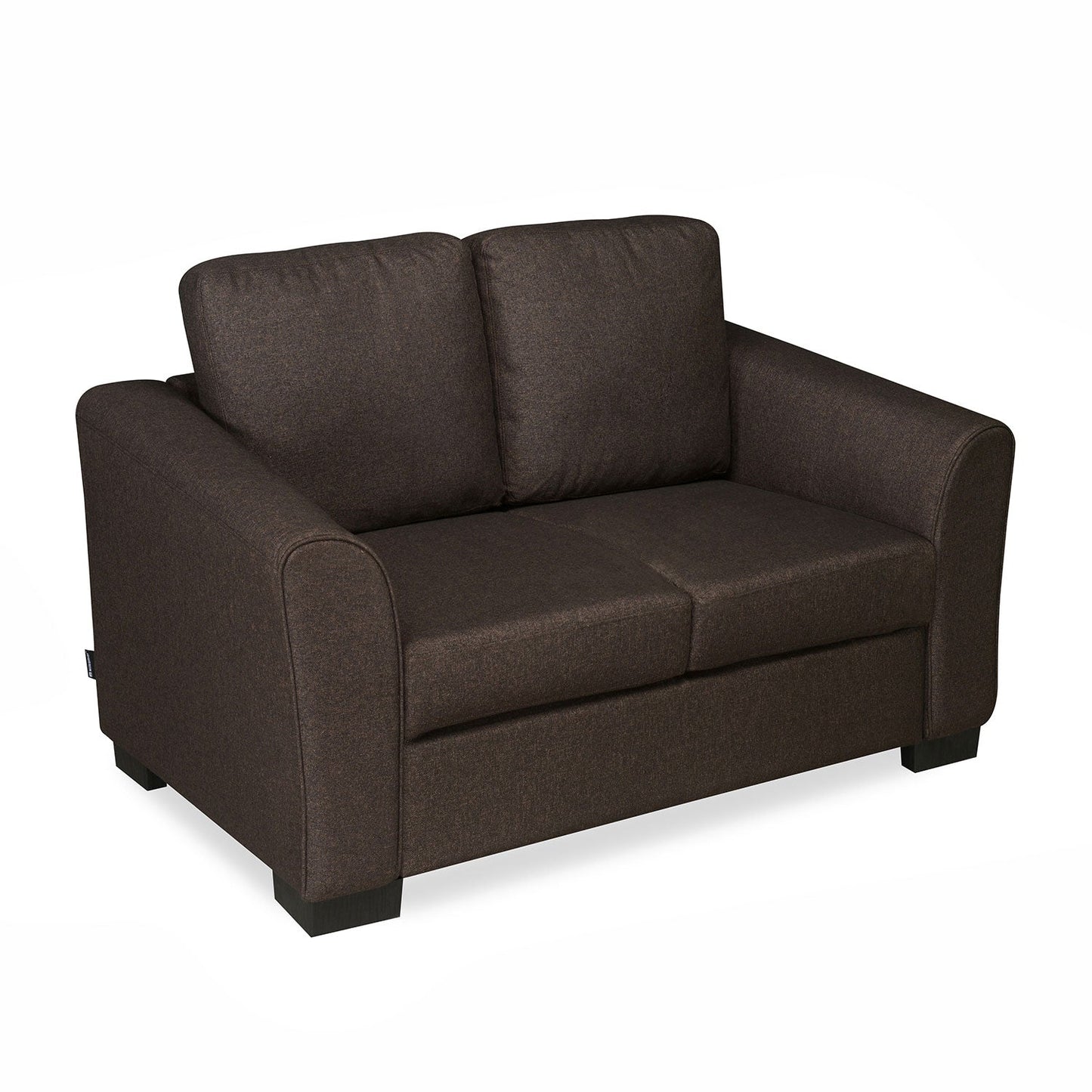 Nilkamal Array 2 Seater Mike Arm Sofa (Dark Brown)