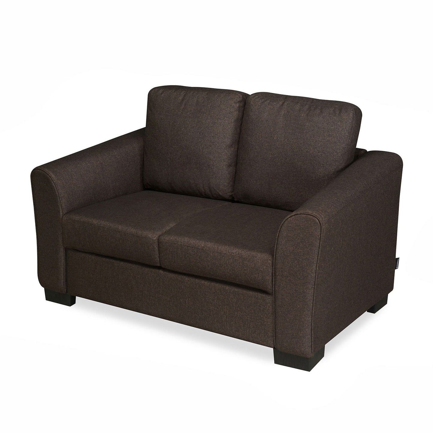 Nilkamal Array 2 Seater Mike Arm Sofa (Dark Brown)
