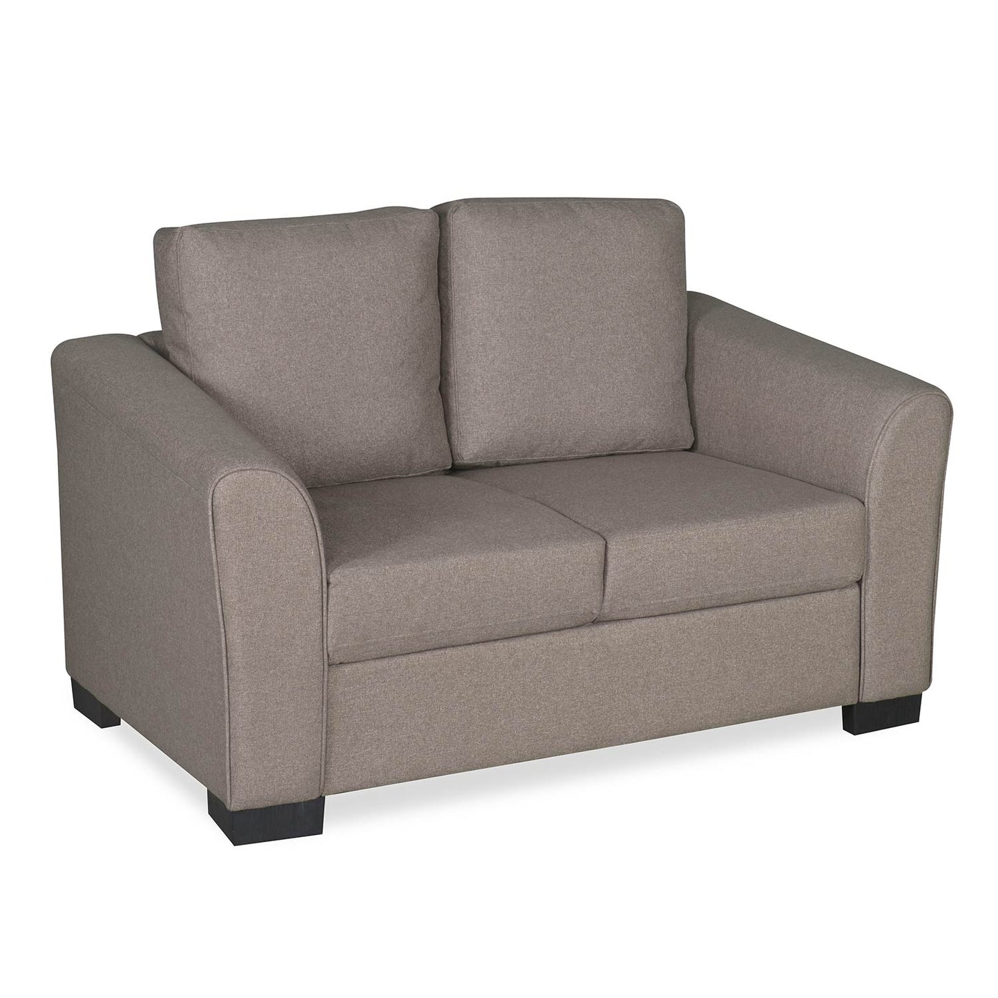 Nilkamal Array 2 Seater Mike Arm Sofa (Light Brown)