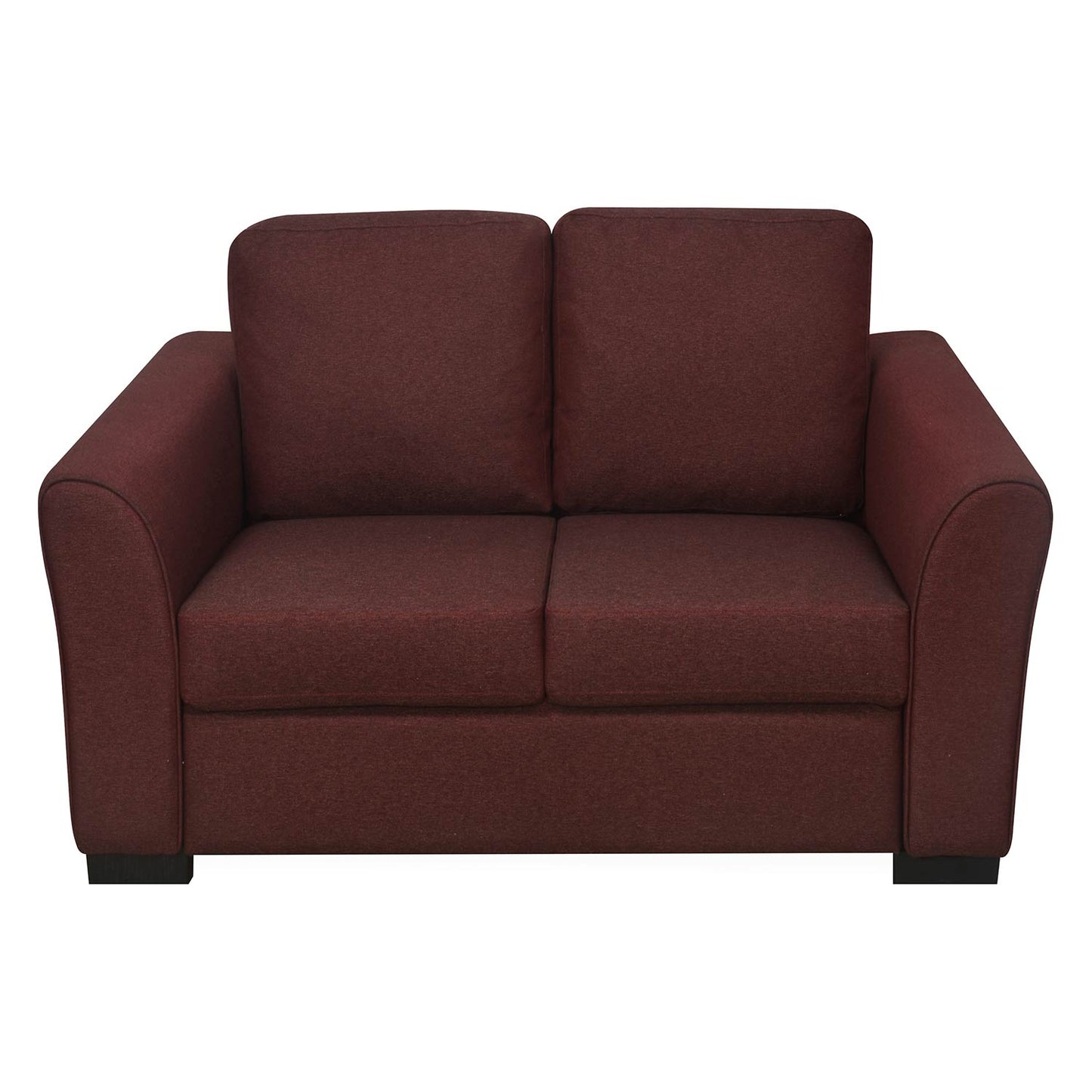Nilkamal Array 2 Seater Mike Arm Sofa (Maroon)