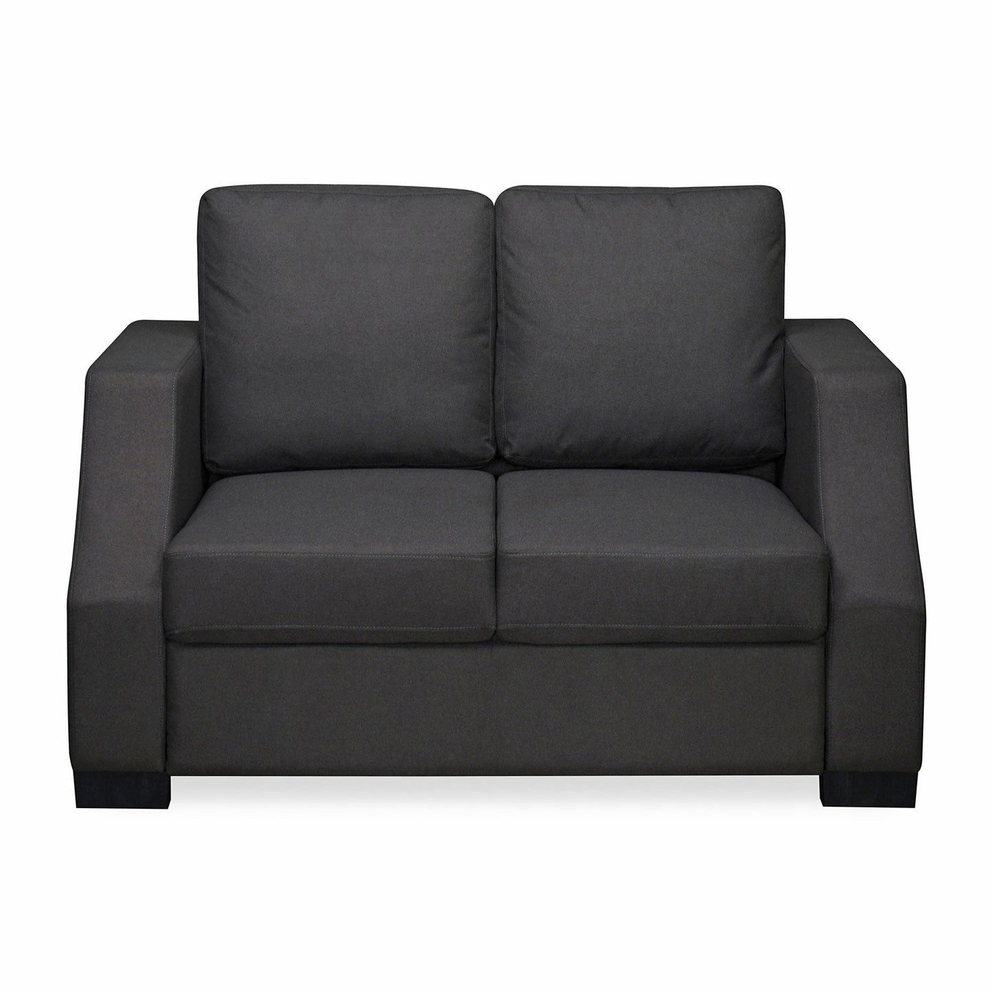 Nilkamal Array 2 Seater Rick Arm Sofa (Dark Grey)