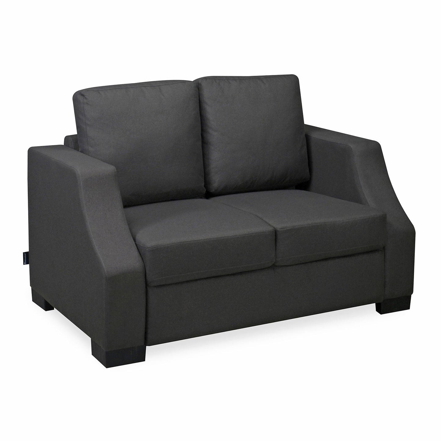 Nilkamal Array 2 Seater Rick Arm Sofa (Dark Grey)