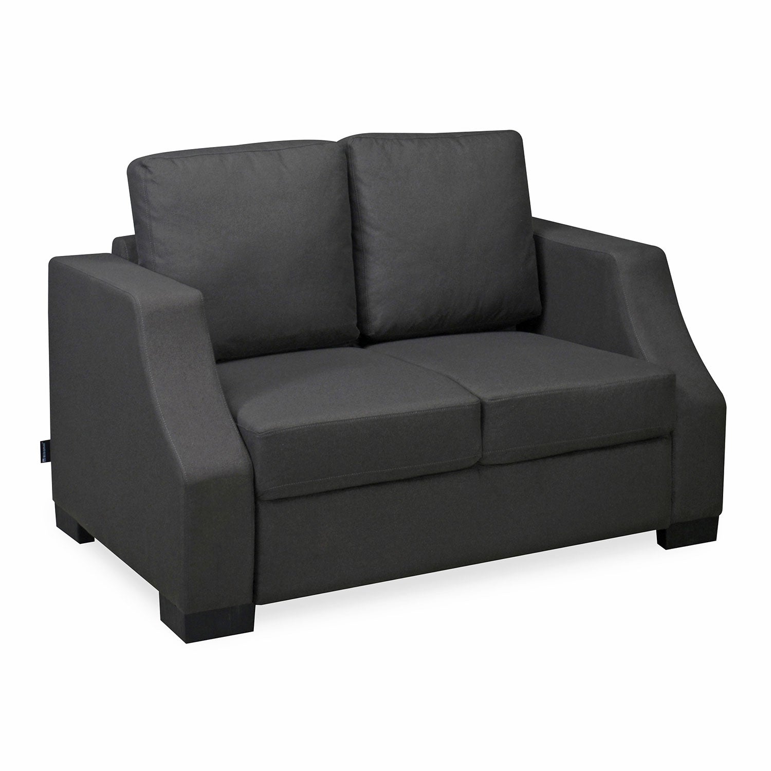 Nilkamal Array 2 Seater Rick Arm Sofa (Dark Grey)