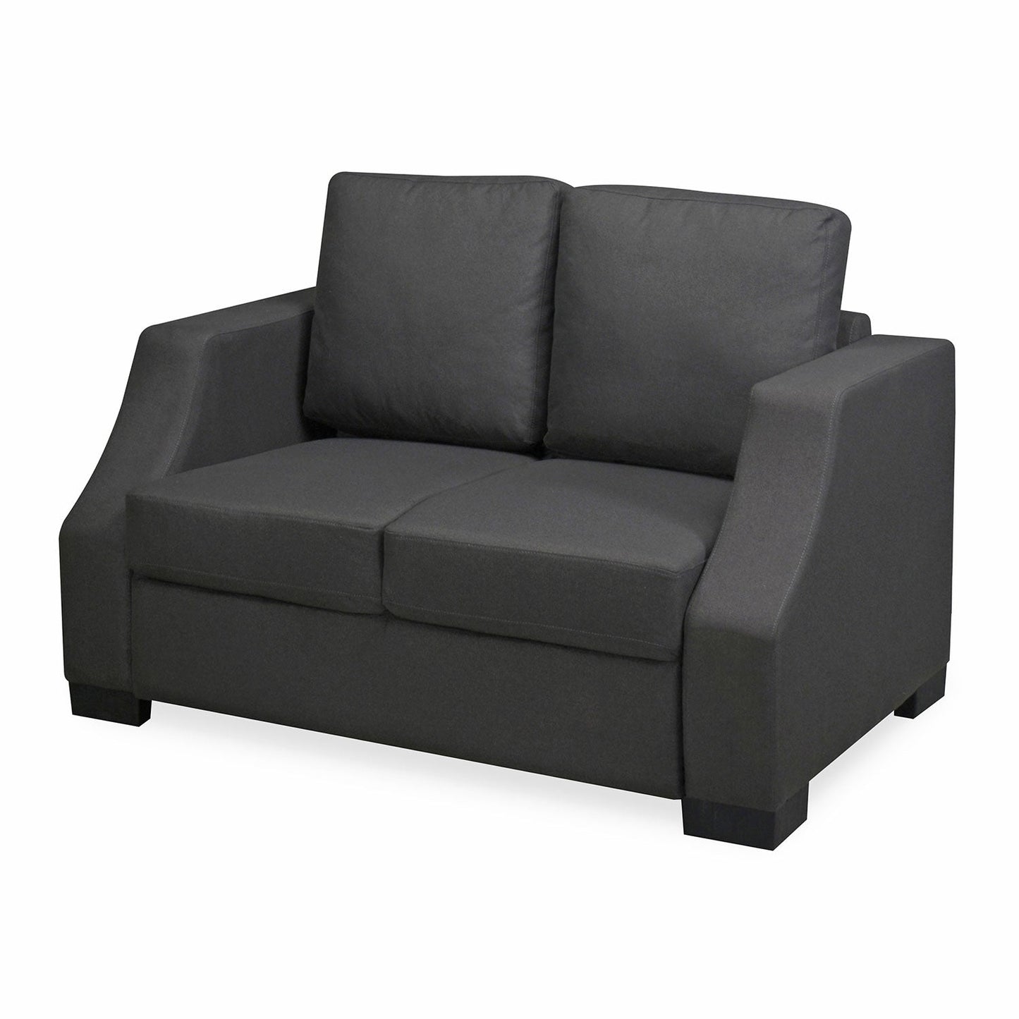 Nilkamal Array 2 Seater Rick Arm Sofa (Dark Grey)