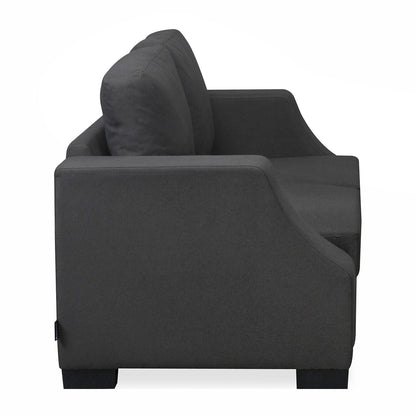Nilkamal Array 2 Seater Rick Arm Sofa (Dark Grey)