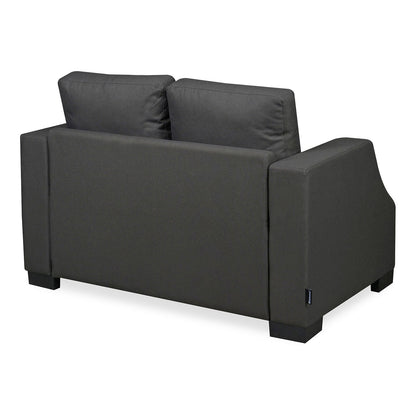 Nilkamal Array 2 Seater Rick Arm Sofa (Dark Grey)