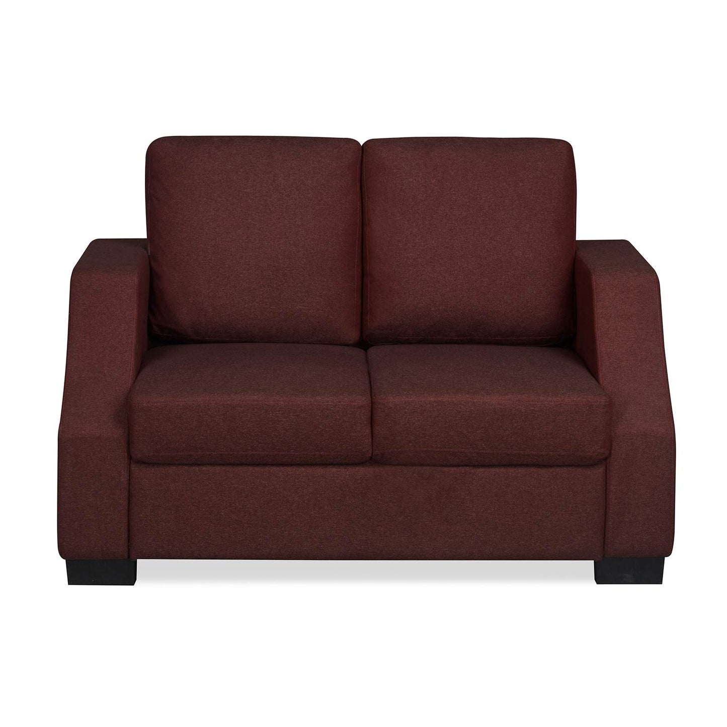Nilkamal Array 2 Seater Rick Arm Sofa (Maroon)