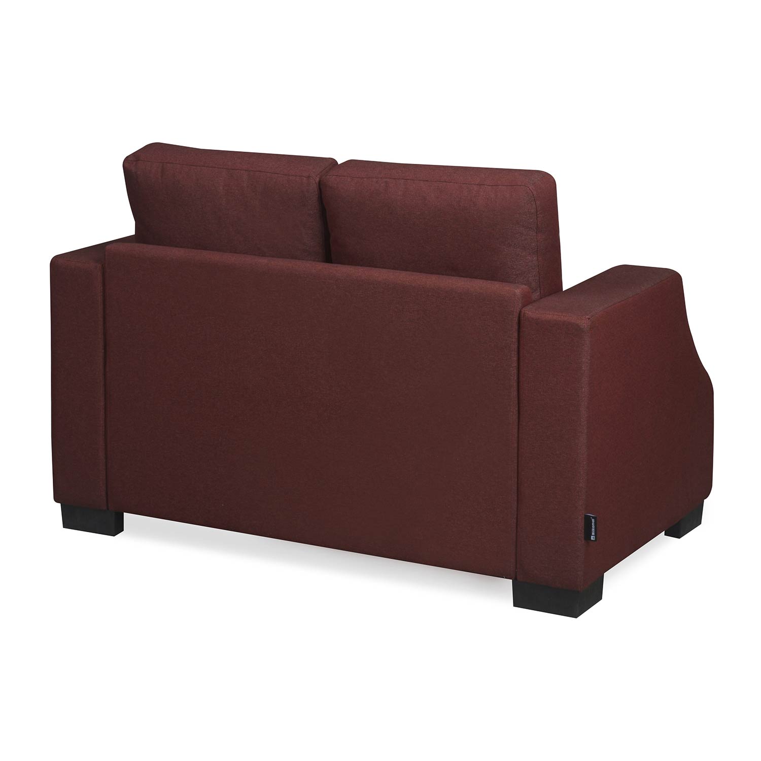 Nilkamal Array 2 Seater Rick Arm Sofa (Maroon)
