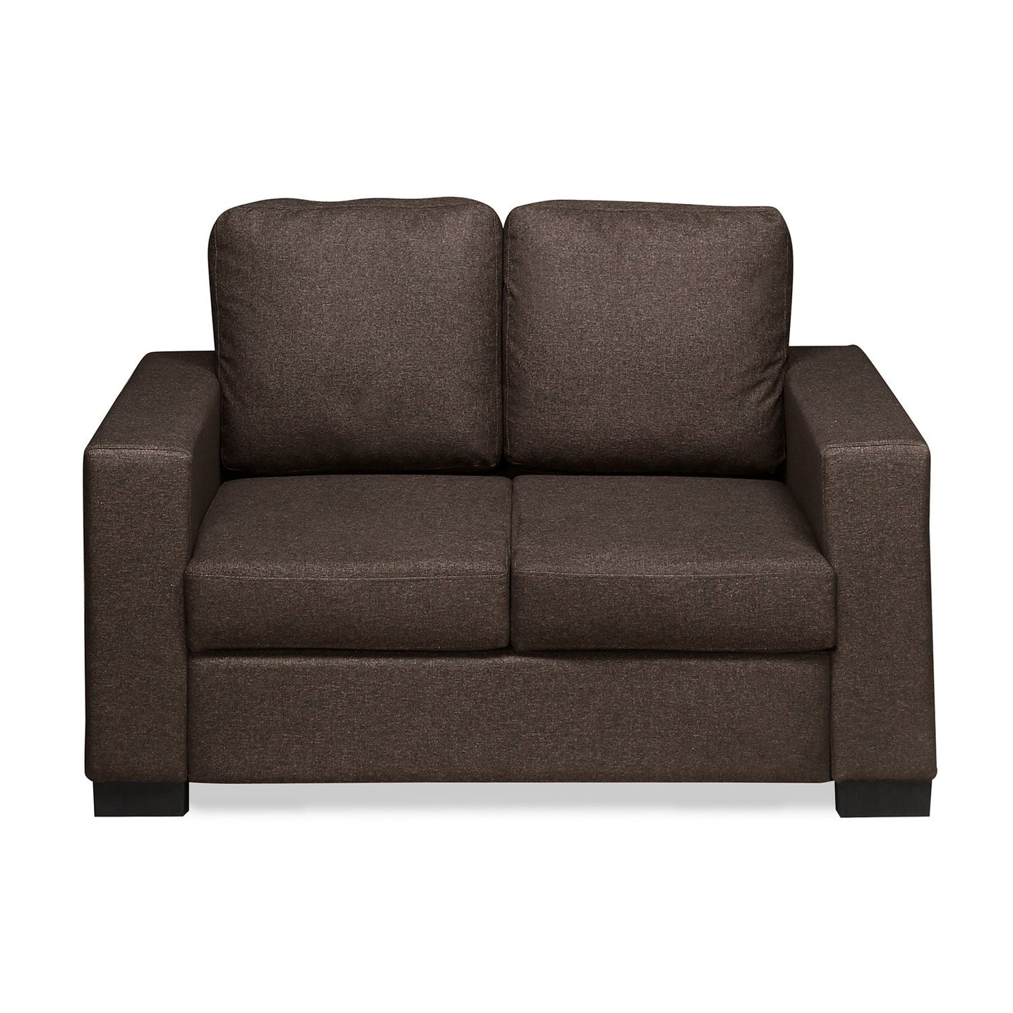 Nilkamal Array 2 Seater Ron Arm Sofa (Dark Brown)