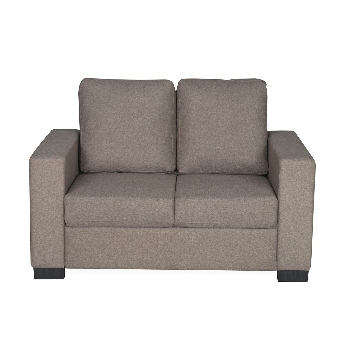 Nilkamal Array 2 Seater Ron Arm Sofa (Light Brown)