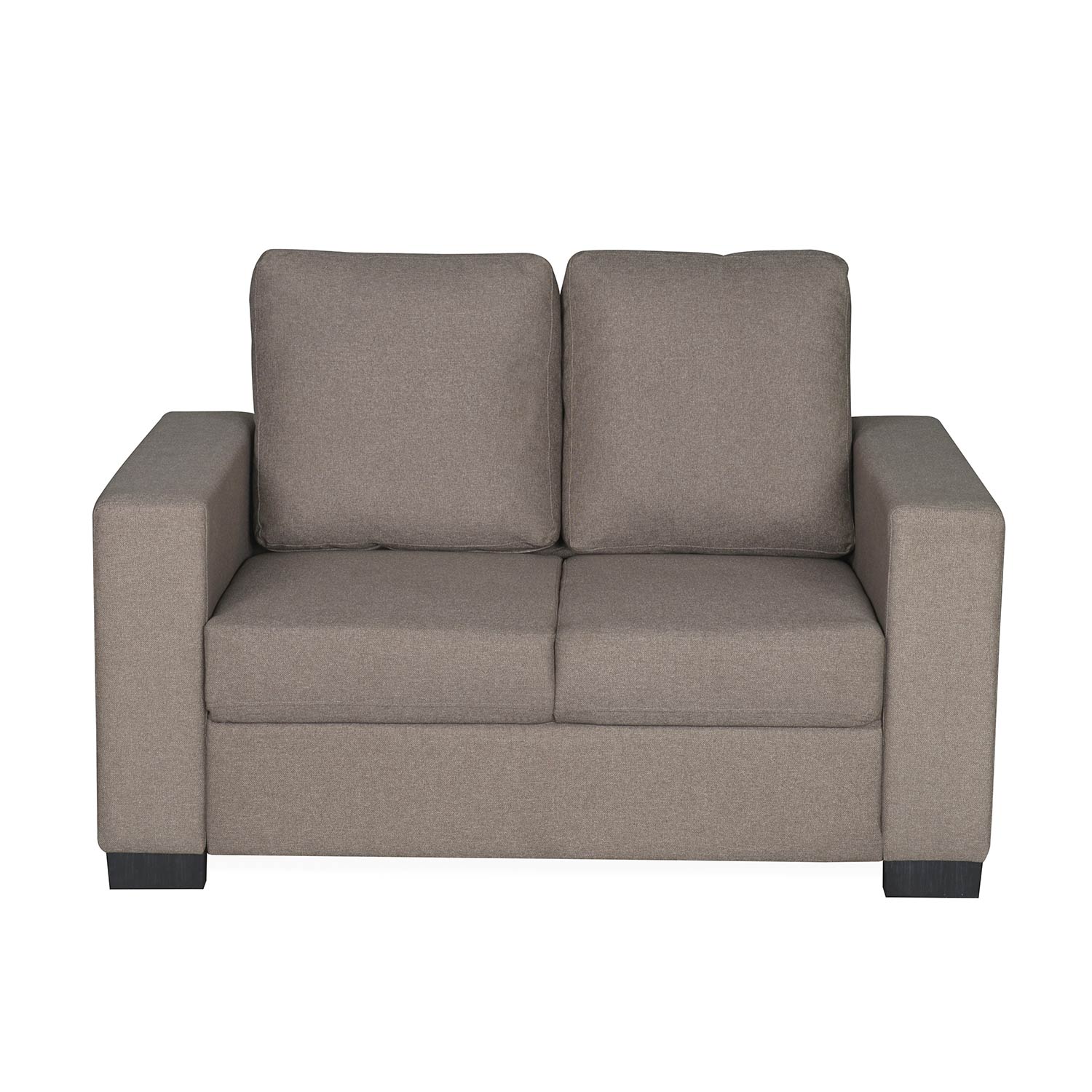 Nilkamal Array 2 Seater Ron Arm Sofa (Light Brown)